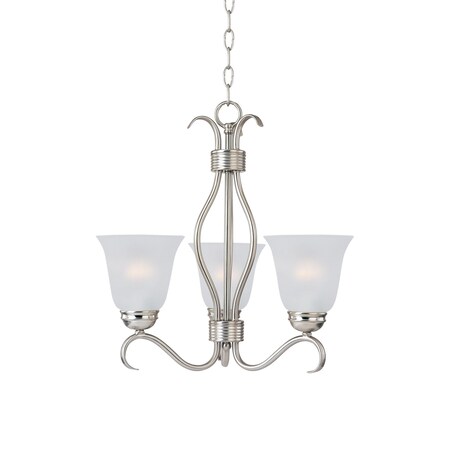 Maxim Lighting Basix 3-Light Chandelier 10123FTSN